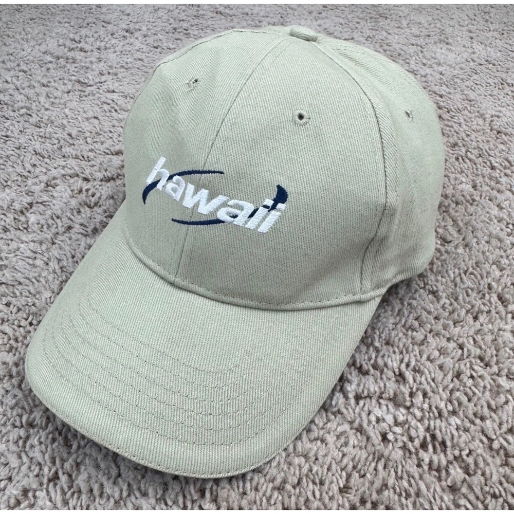 Hawaiian Classics Hat Surfware USA Strap‎ Khaki Cotton Adjustable Baseball Cap